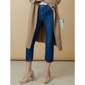 Japanese Brand Lagunamoon 100% Cotton Cropped Jeans